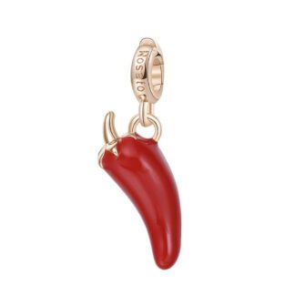 Charm Rosato Argento PVD Rosè Peperoncino - Storie - Z004