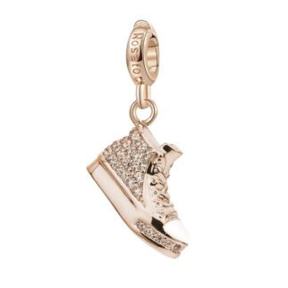 Charm Rosato Argento PVD Rosè Sneakers - Storie - Z040