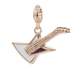 Charm Rosato in Argento PVD Rosè con Chitarra - Storie - RZ073