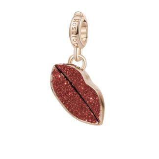 Charm Rosato Argento PVD Rosè Bocca - Storie - Z077