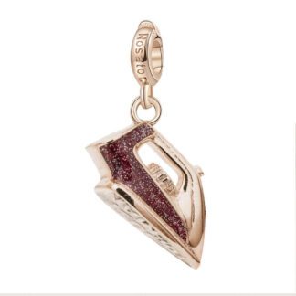 Charm Rosato Argento PVD Rosè Ferro da Stiro - Storie - Z078