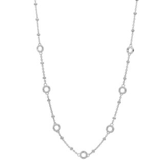 Collana Rosato Componibile Argento Cerchi - Storie - ZC010