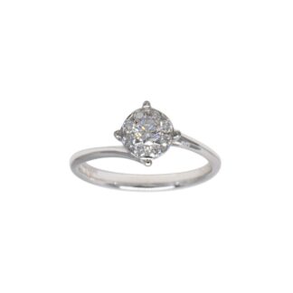 Anello Davite & Delucchi Oro Bianco Diamante - AA 031369 0S