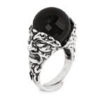 Anello Gerardo Sacco in Argento e Onice - Maschere e Monete - 27803