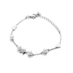 Bracciale 4US Paciotti Argento - Pearl And Star - 4UBR3015W
