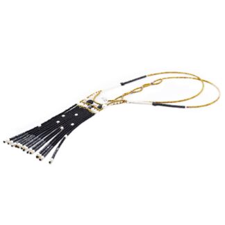 Collana Ziio Argento Vetro di Murano Onice Perle - NK FENICE BKP