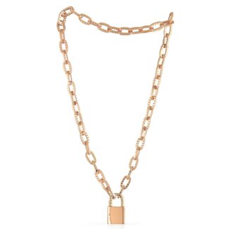 Collana Unoaerre in Bronzo con Lucchetto - Bronze - 1622-U