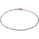 Bracciale Zancan in Oro Bianco e Oro Rosa - Eternity Gold - EB550BR