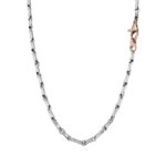 Collana Zancan in Oro Bianco e Oro Rosa - Eternity Gold - EC506BR