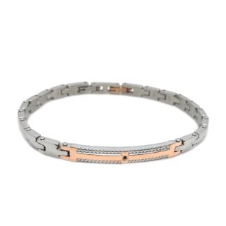 Bracciale Zancan in Acciaio con Spinello - Hiteck - EHB205