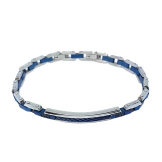Bracciale Zancan in Acciaio Bicolore con Spinelli - Hiteck - EHB211