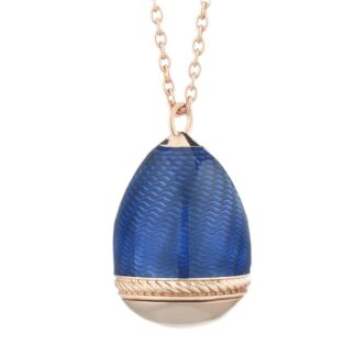 Collana Tatiana Fabergé in Argento e Smalto - Romanov - ROP02RDB