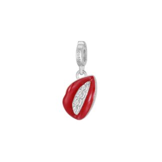 Charm Rosato in Argento e Smalto con Bocca - Storie- RZ127R