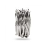 Anello 13 Fili in Argento con Palladio - Rock Collection - AN10A