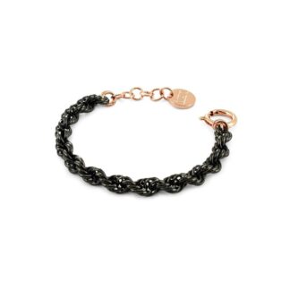Bracciale Unoaerre in Bronzo con Maglia a Corda - Bronze - 1666