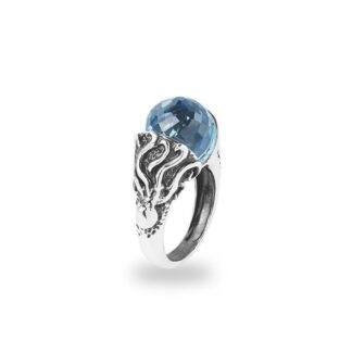 Anello Gerardo Sacco in Argento con Cubic Zirconia