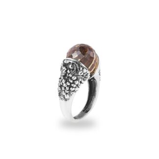 Anello Gerardo Sacco in Argento con Cubic Zirconia