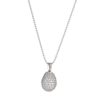 Collana Tatiana Fabergé in Argento con Zirconi - 9NINE - 9P03S