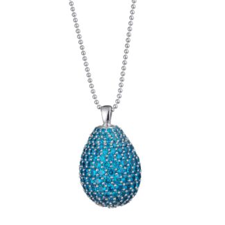 Collana Tatiana Fabergé in Argento con Zirconi - 9NINE - 9P07SSA