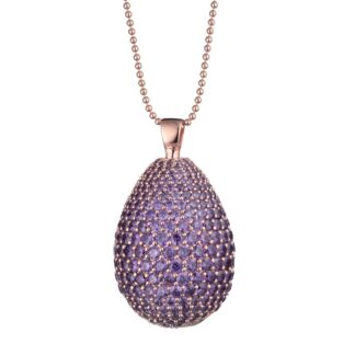 Collana da Donna Tatiana Fabergé in Argento e Zirconi - 9NINE - 9P07RAM