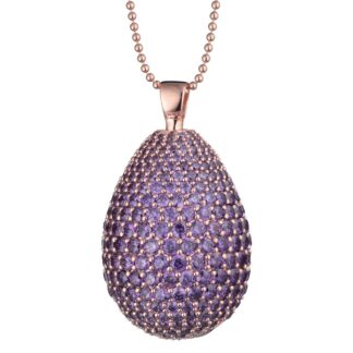 Collana da Donna Tatiana Fabergé in Argento e Zirconi - 9NINE - 9P08RAM