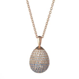 Collana Tatiana Fabergé in Argento con Zirconi - 9NINE - 9P21RLB