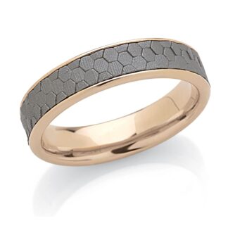 Fede Artlinea in Oro Rosa e Titanio - Forever - ADF340TT-LR