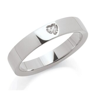 Fede Artlinea in Oro Bianco con Diamante - Forever - ADF401-LB