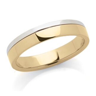 Fede Artlinea in Oro Giallo e Bianco - Forever - ADF410-LN