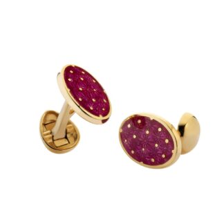 Gemelli Tatiana Fabergé in Argento e Smalto - TF Homme - CL005R
