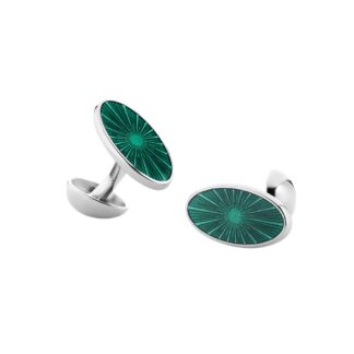 Gemelli Tatiana Fabergé in Argento e Smalto - TF Homme - CL006GRS