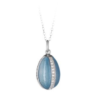 Collana Tatiana Fabergé in Argento e Smalto con Zirconi - Peter Carl - F019TBS