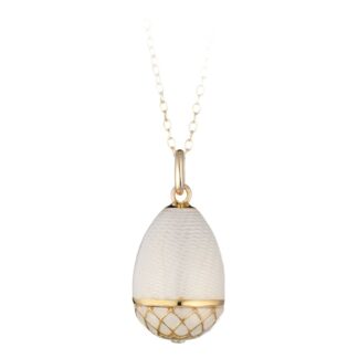 Collana Tatiana Fabergé in Argento e Smalto con Zirconi - Peter Carl - F023W