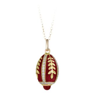 Collana Tatiana Fabergé in Argento e Smalto con Zirconi - Peter Carl - F024R