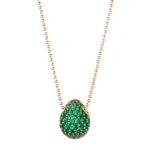 Collana Tatiana Fabergé in Argento e Zirconi – 9NINE – greeneye