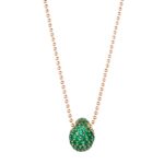 Collana Tatiana Fabergé in Argento e Zirconi – 9NINE – greeneye