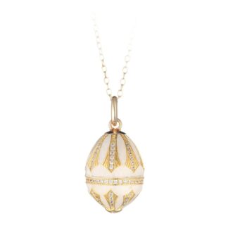 Collana Tatiana Fabergé in Argento e Smalto con Zirconi - Peter Carl - P01480W