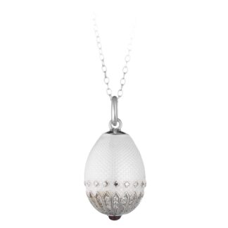 Collana Tatiana Fabergé in Argento e Smalto con Zirconi - Peter Carl - P01482WS