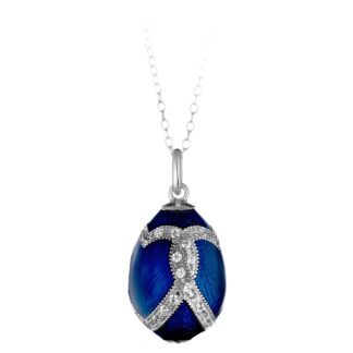 Collana Tsars Collection in Argento e Smalto con Zirconi - Peter Carl - P23928DBS