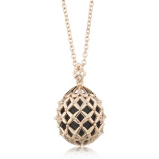 Collana Tatiana Fabergé in Argento con Agata e Zirconi - Alexandra - P820R