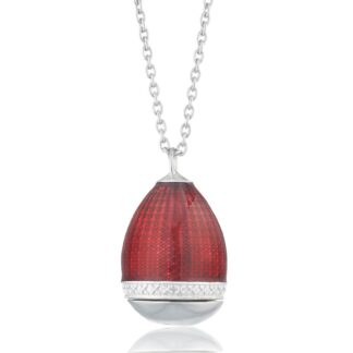 Collana Tatiana Fabergé in Argento e Smalto - Romanov - ROP03WR