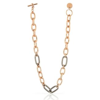 Collana Unoaerre in Bronzo Bicolore - Bronze - 1674