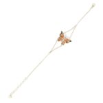 Bracciale Artlinea in Oro Giallo e Smalto con Zirconi | Farfalla - BEA581-MG