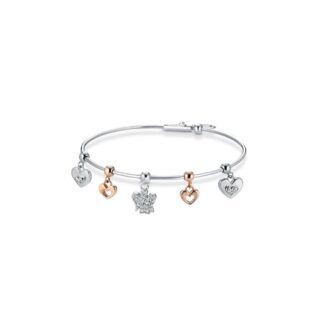 Bracciale Rigido Roberto Giannotti in Argento con Zirconi - Angeli - GIA335L