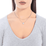 Collana Roberto Giannotti in Argento con Zirconi e Perle - Angeli - GIA368
