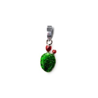 Charm Isola Bella in Argento e Smalto | Pala Fico d'India - D-Javù - 20000637