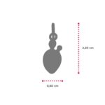 Charm Isola Bella in Argento e Smalto | Pala Fico d'India - D-Javù - 20000638