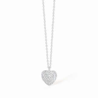 Collana Mabina in Argento con Zirconi | Cuore - 553335