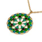 Collana Isola Bella in Argento e Smalti | Merletti Tondo - 20000387
