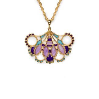 Collana Isola Bella in Argento e Smalti | Merletti Ventaglio - 20000390